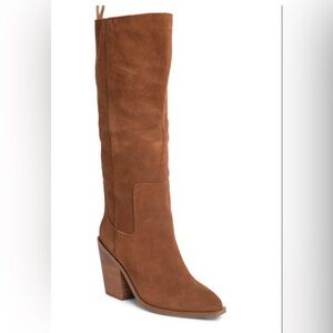 Steve Madden Seven Brown Suede Tall Boots
